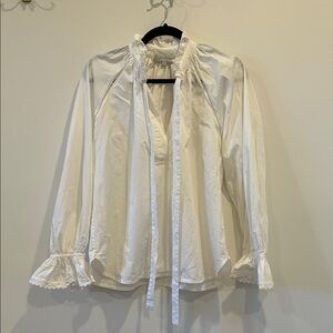 Lee Mathews White Top Sz 2/M